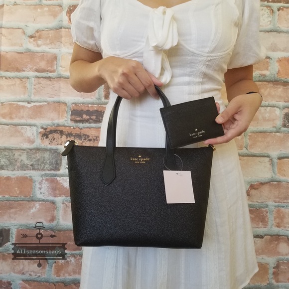 Kate spade SMALL Joeley Satchel black card holder - Picture 3 of 8